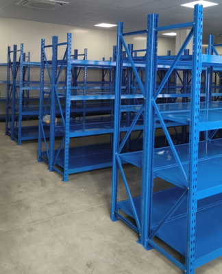 菱形孔隔板货架